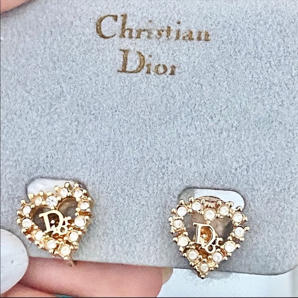 Dior Jewelry - Vintage Authentic Dior Heart Clip on Earing